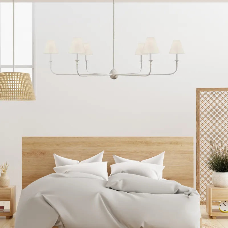 Silva Vintage Retro Metal Chandelier, Elegant Ceiling Pendant