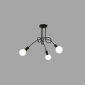 American Vintage kroonluchter - smeedijzeren LED hanglamp