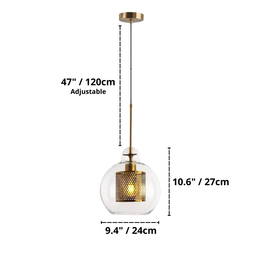 Salena - Lampu Gantung Kaca