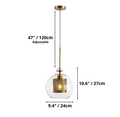 Salena - Lampu Gantung Kaca