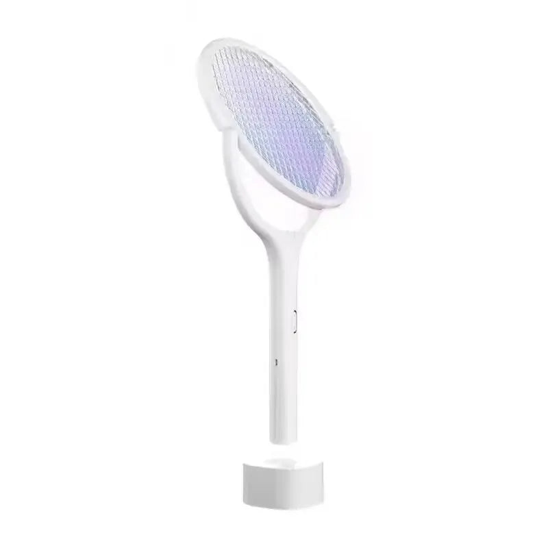 מחבט חשמלי להריגת חרקים נטען ב-USB, קל משקל ובטוח