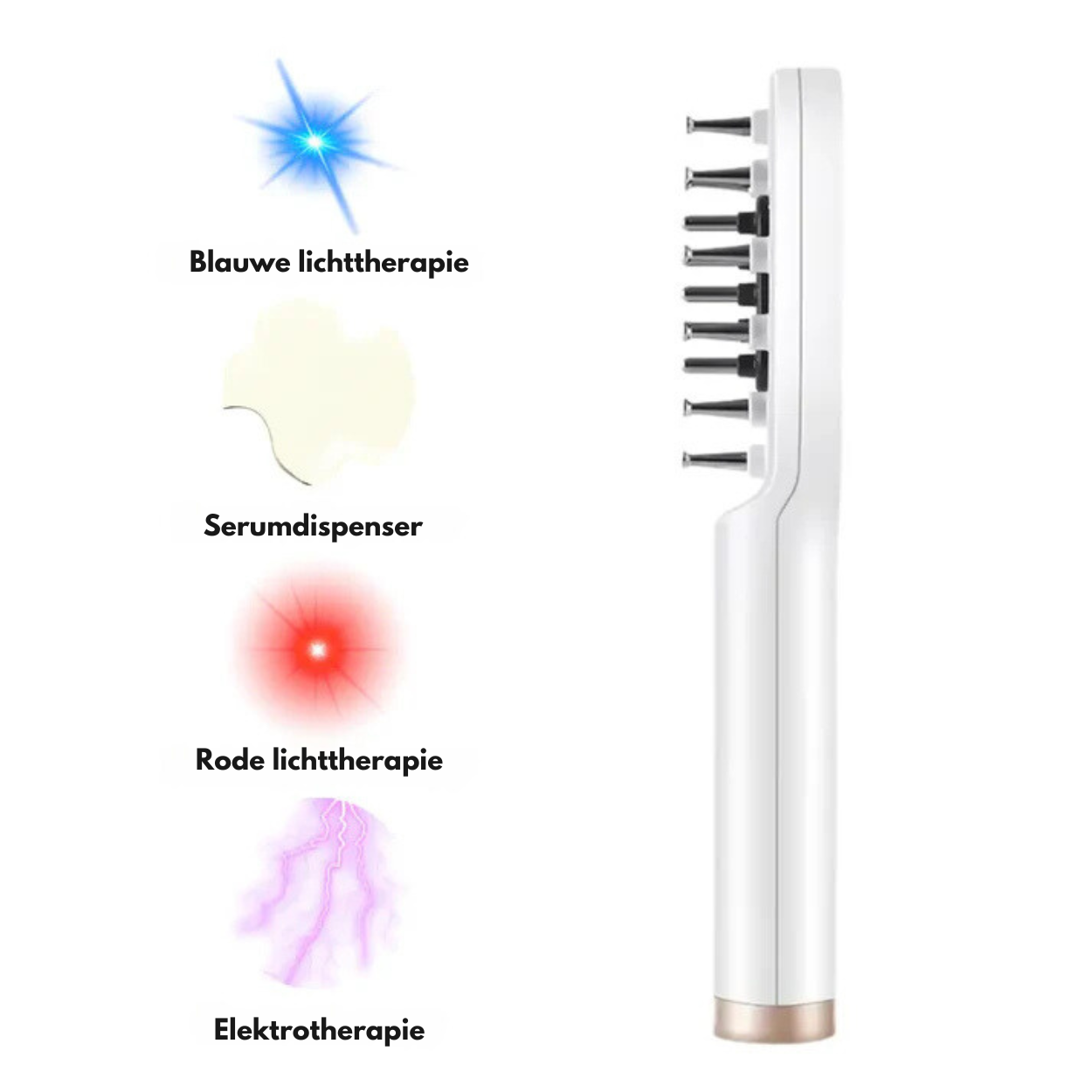 RadiantRoots | Scopri capelli più folti con il pettine per la crescita dei capelli a LED