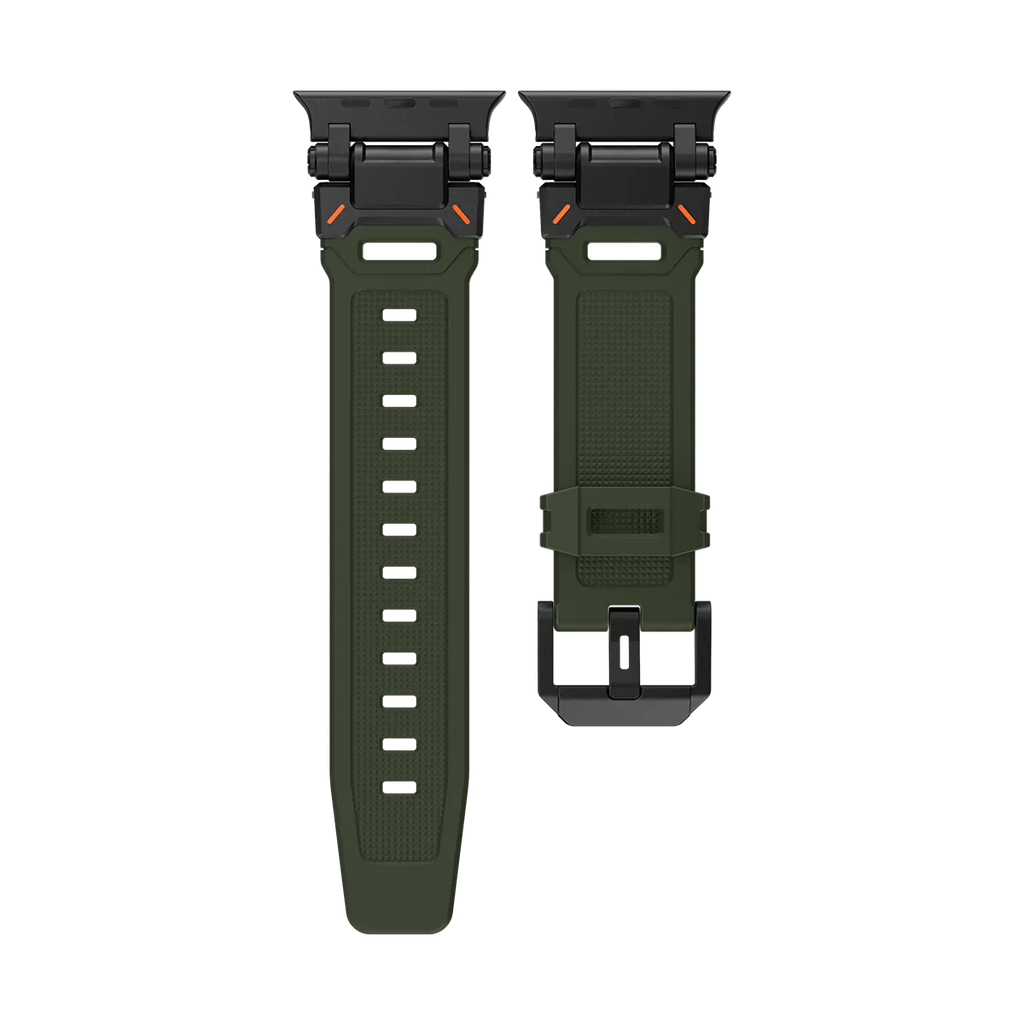 Új titán fém fej szilikon szíj Apple Watch-hoz