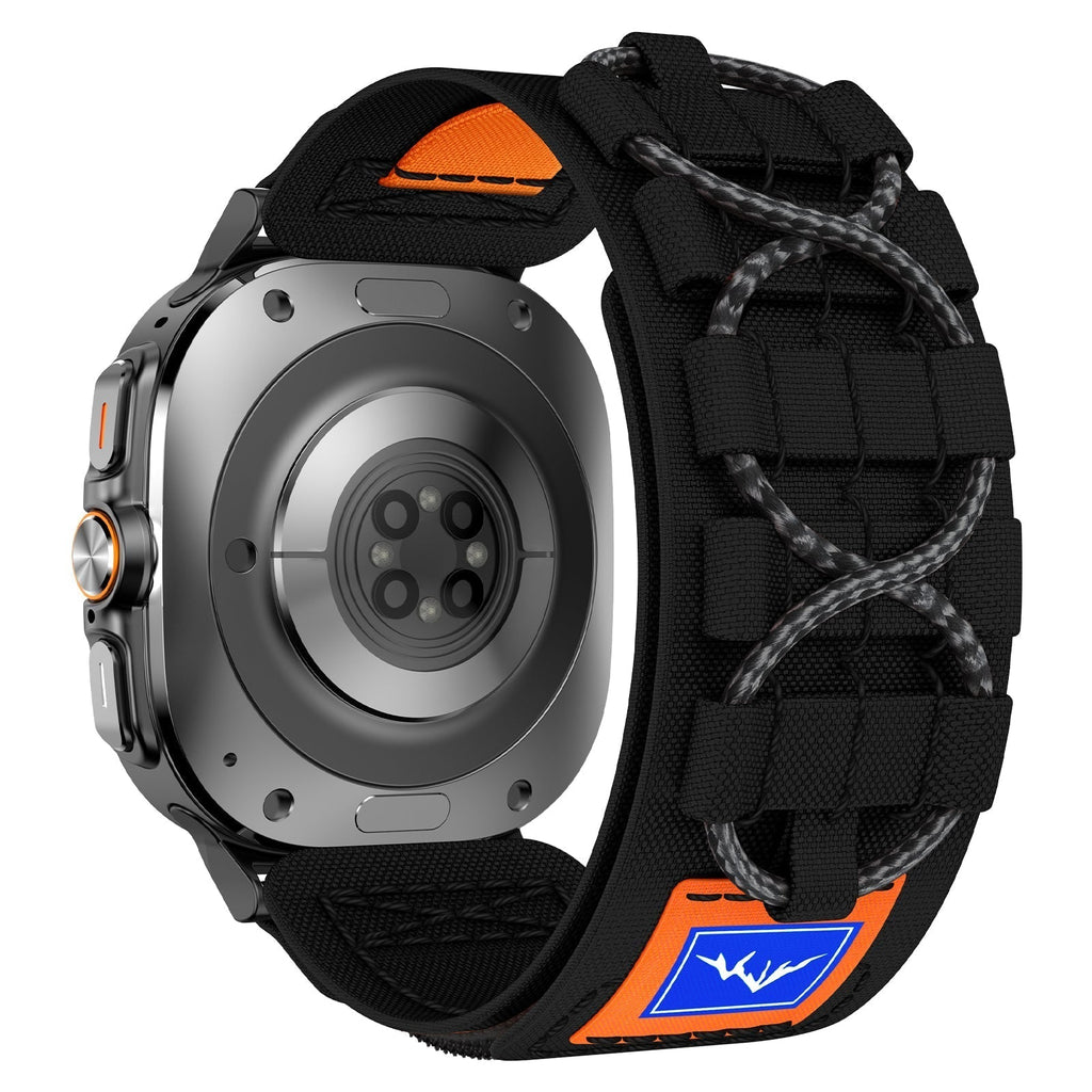 Uppgraderat slitstarkt nylonarmband för Samsung-klocka Ultra