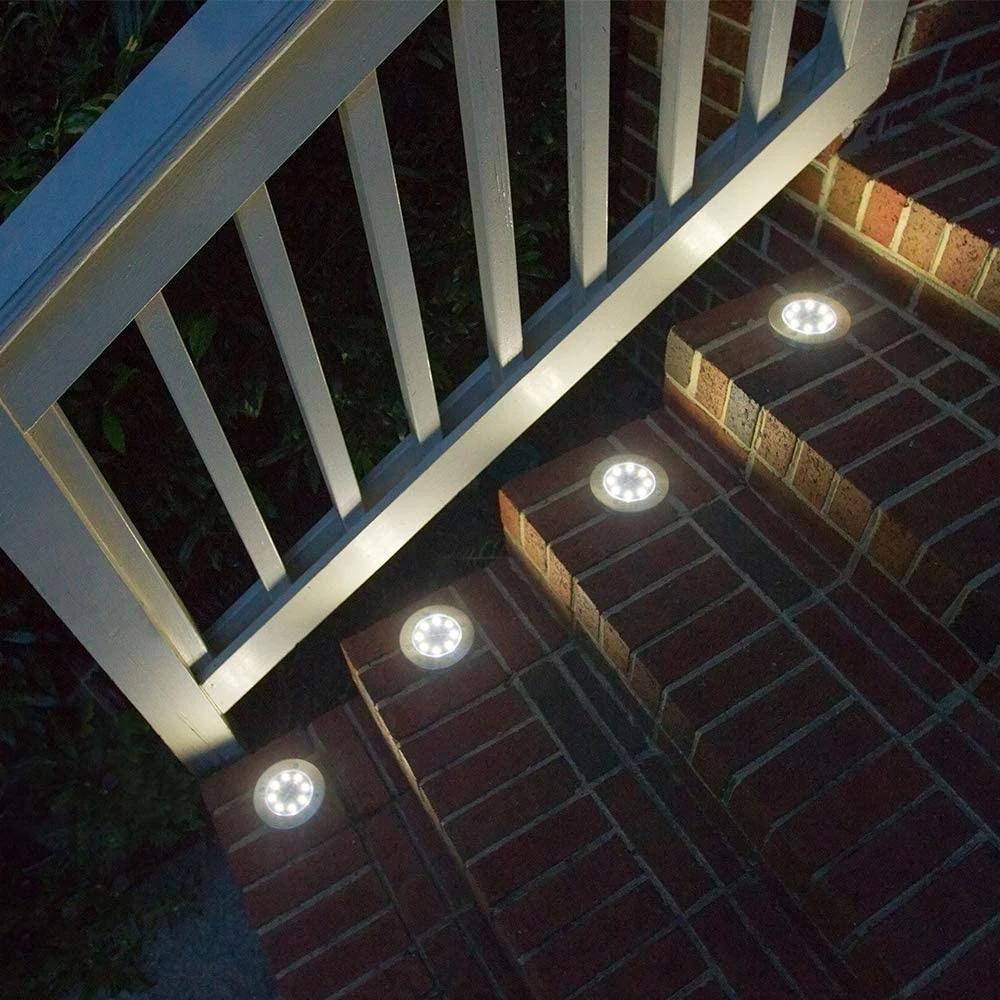 12 LED Solar Ground Lights Outdoor Waterproof For Garden Path