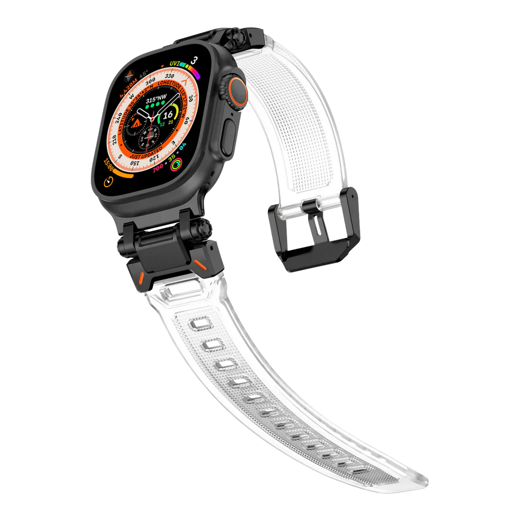 Új titán fém fej szilikon szíj Apple Watch-hoz