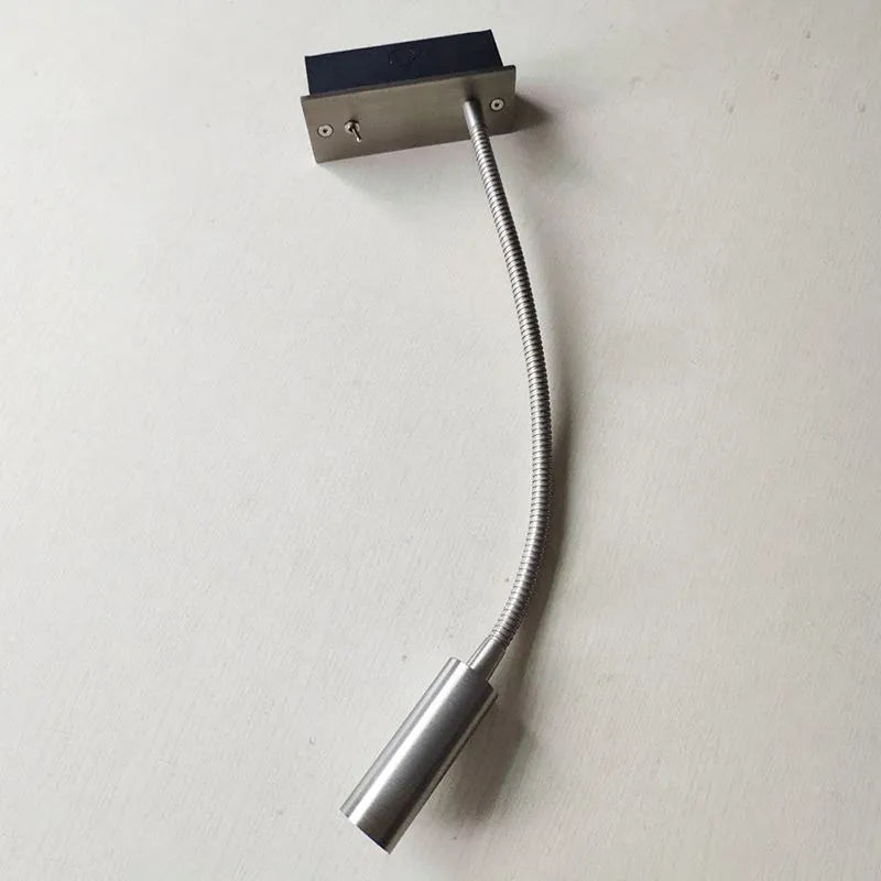 Vynex Ayarlanabilir Duvar Lambası — Minimalist Okuma Spotu, LED Ampul, Sıcak Işık