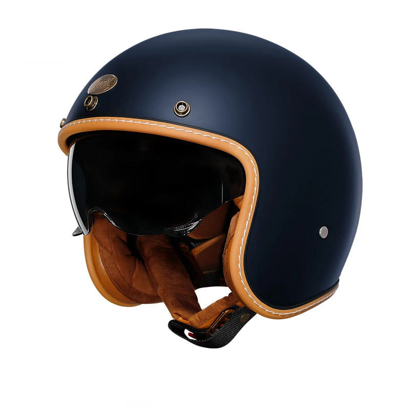 Klassieke Retro LumaLite Open Gezicht Helm Boog Voor Rijders