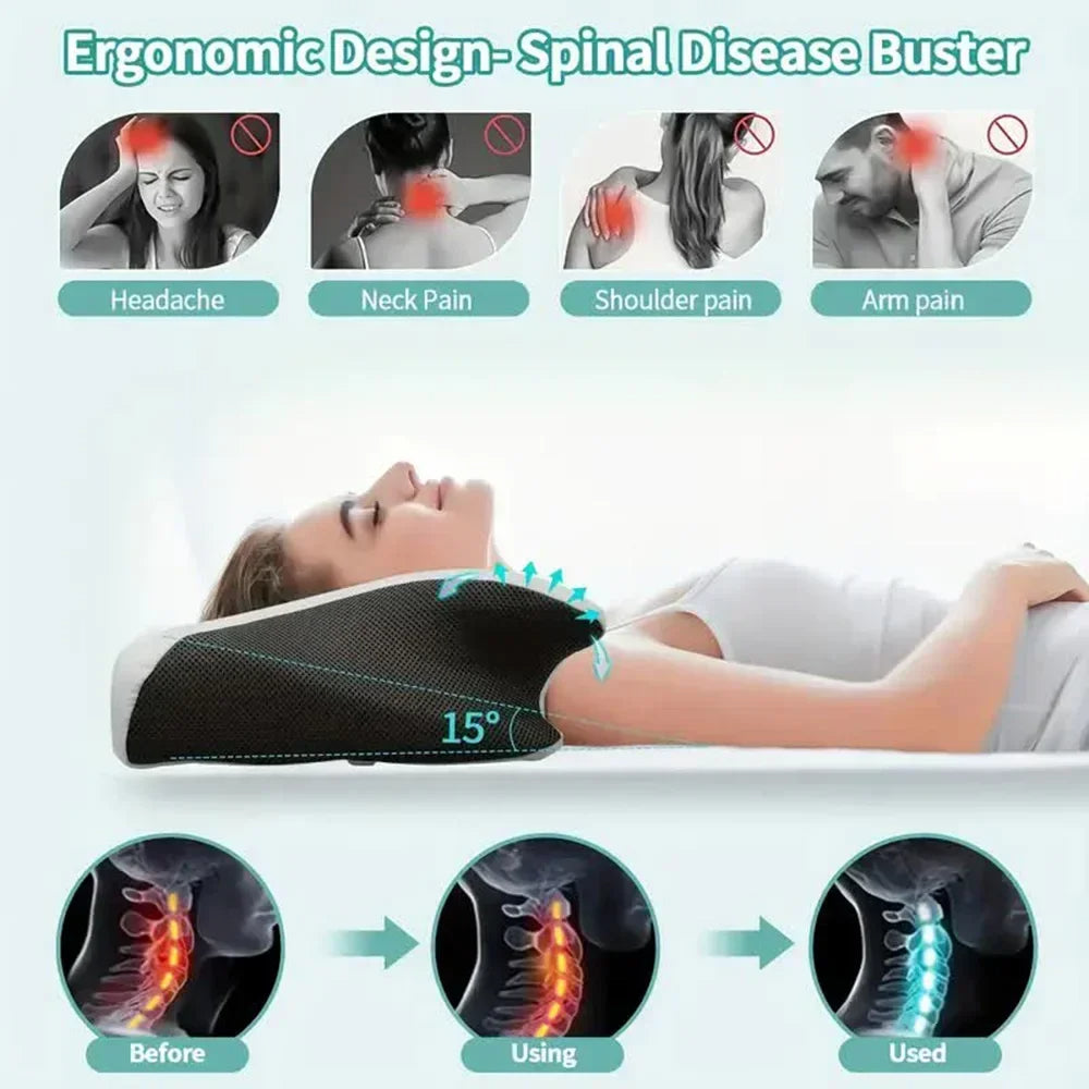 Orthopedic Cervical Neck Pillow For Neck Comfort And Support