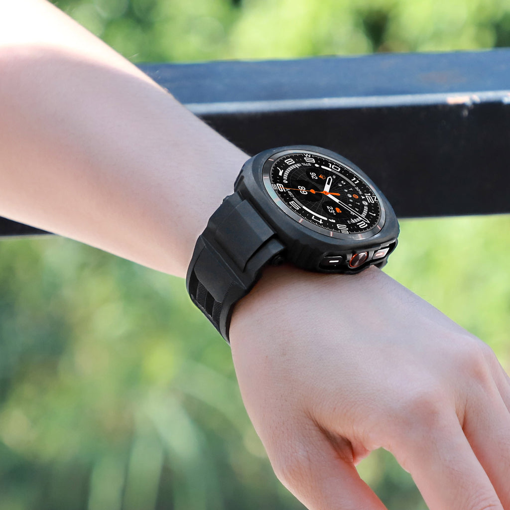 Urheilullinen TPU-ranneke + kotelo Samsung Galaxy Watch Ultra 47 mm:lle