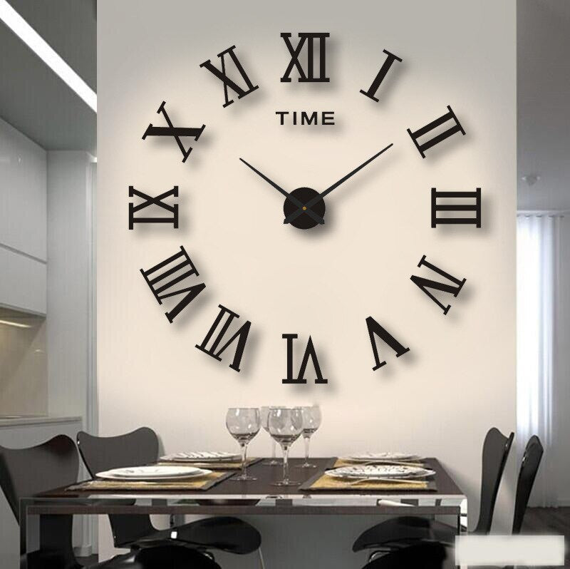 KreativDesign DIY Wall Clock - Unique Artistic Home Decor with Customizable Sizes and Colors