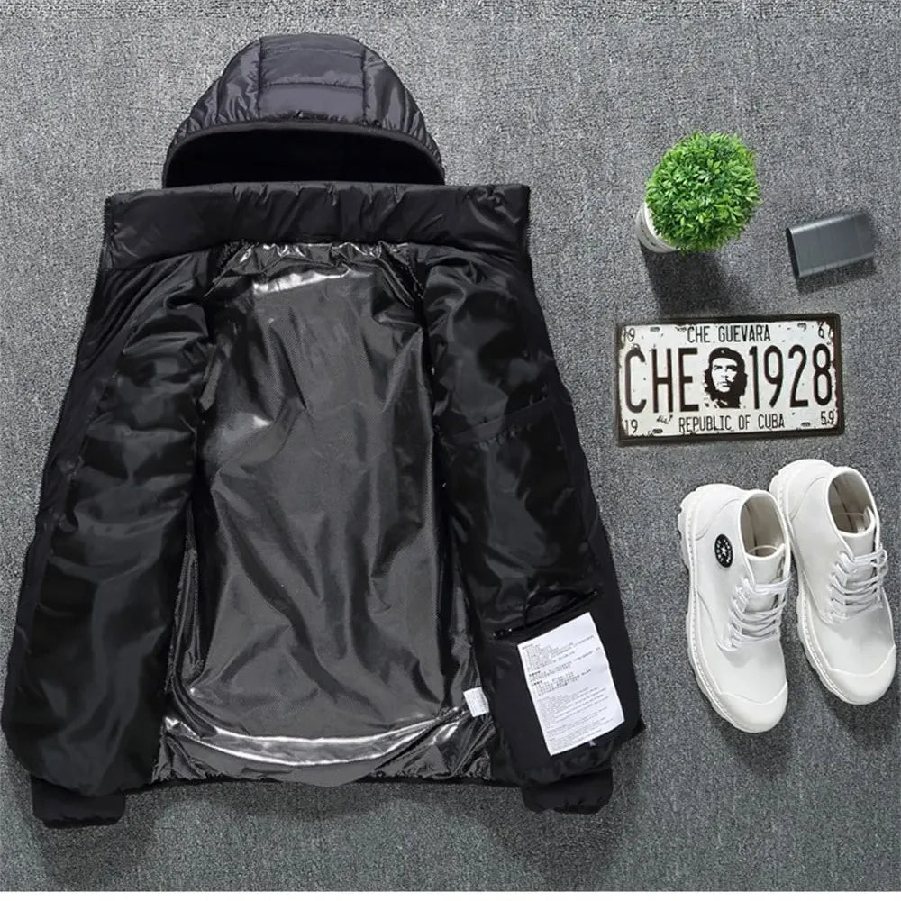 Elektrisch verwarmd hoodie-jack met 11 verwarmingszones