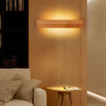 GlowWood – obdélníkové voděodolné LED osvětlení zrcadla v severském stylu na stěnu
