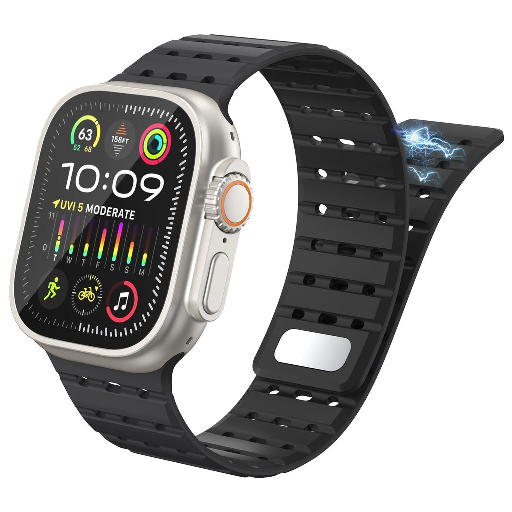 Tali Silikon Magnetik Bernafas AW Untuk Apple Watch