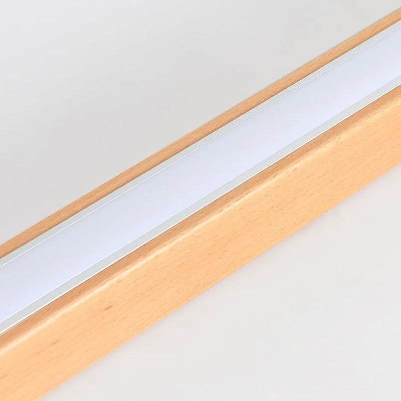 Arisha Linear Slim Wood Ceiling Light