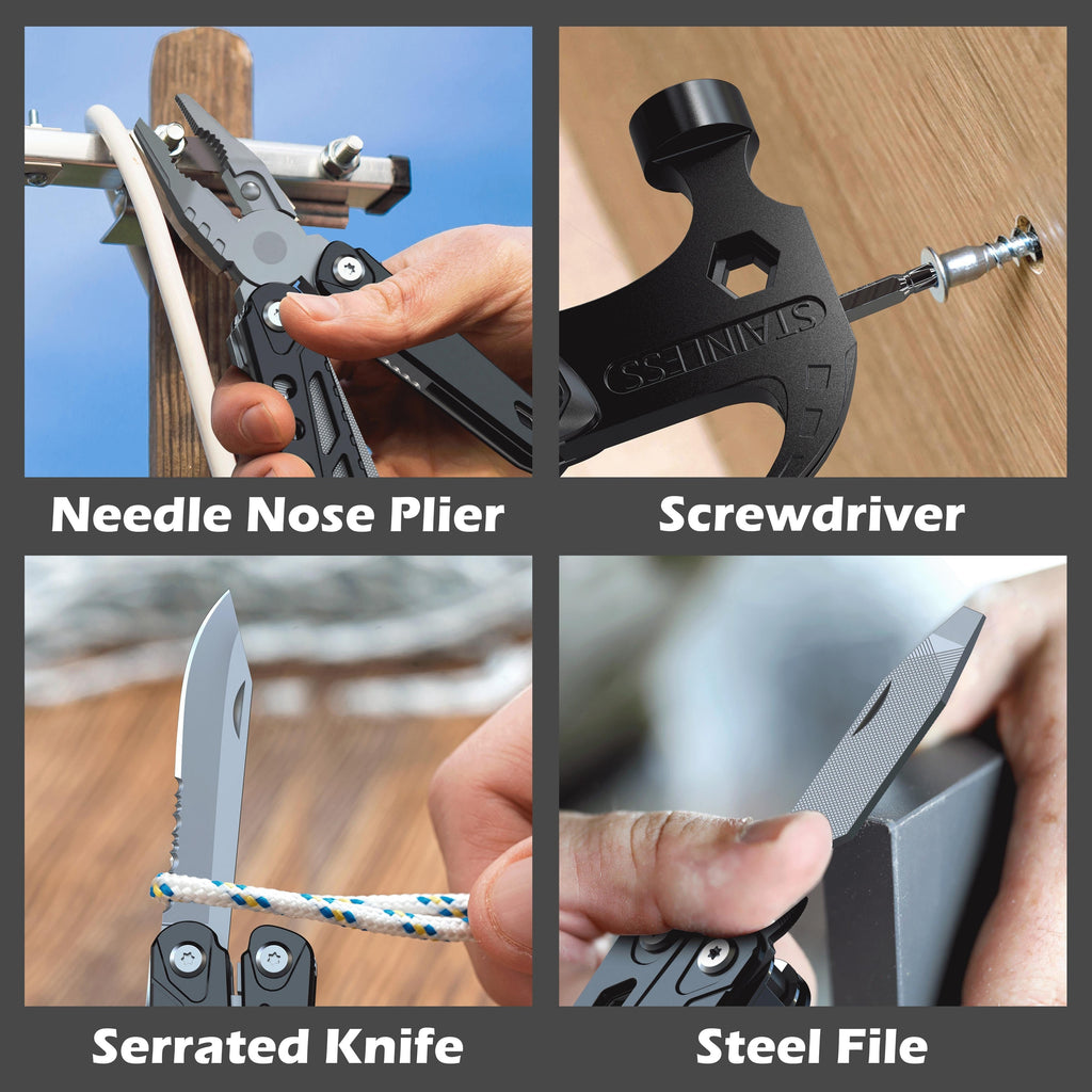 14-i-1 hammer multitool for utendørs bruk
