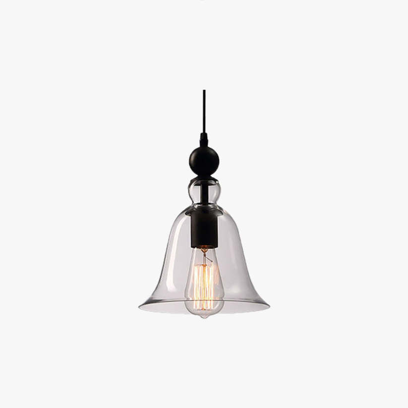 Arisha Vintage Industrial Bell Pendant Light — Hardwire Wiring, Requires Assembly