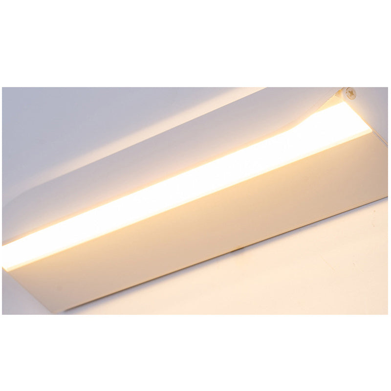 Arisha Rotatable LED Wall Lamp — White Metal Indoor Light