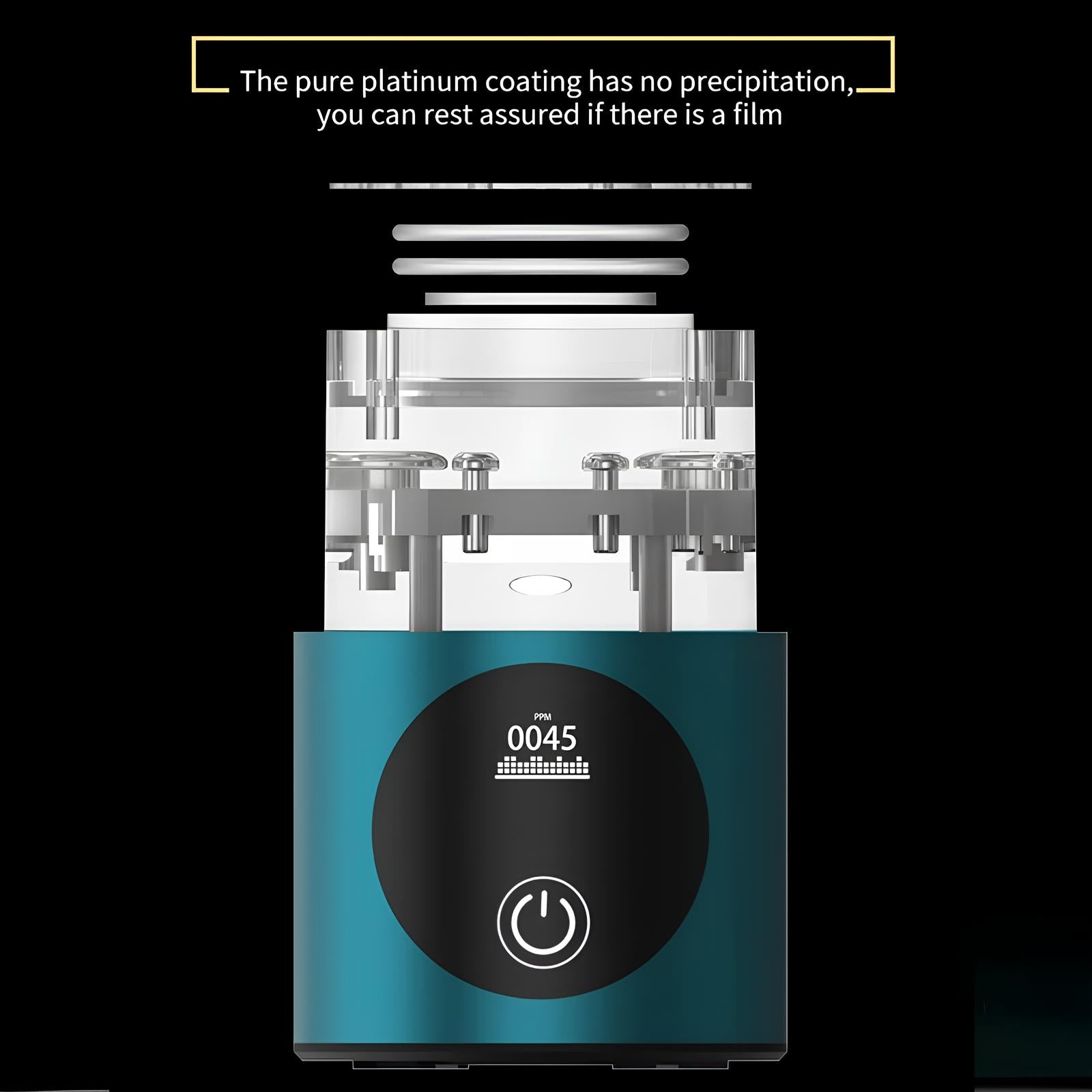 A 8. generációs 5000ppb SPE PEM magas koncentrációjú hidrogénionizáló vízpalack