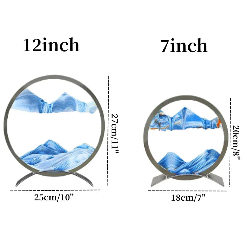 LumaSands bewegende Sandlampe mit beruhigendem Umgebungslicht