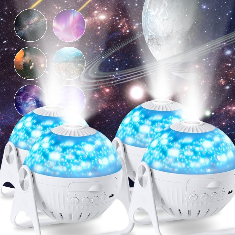 جهاز عرض النجوم جالاكسي - 7 أوضاع إضاءة - ضوء ليلي LED - يعمل عبر USB - ديكور غرفة النوم والمنزل