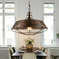 Black Industrial Pendant Light Shade — Epoch Rustic