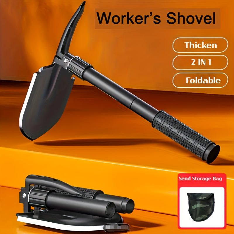 Taktisk sammenleggbar overlevelsesspade