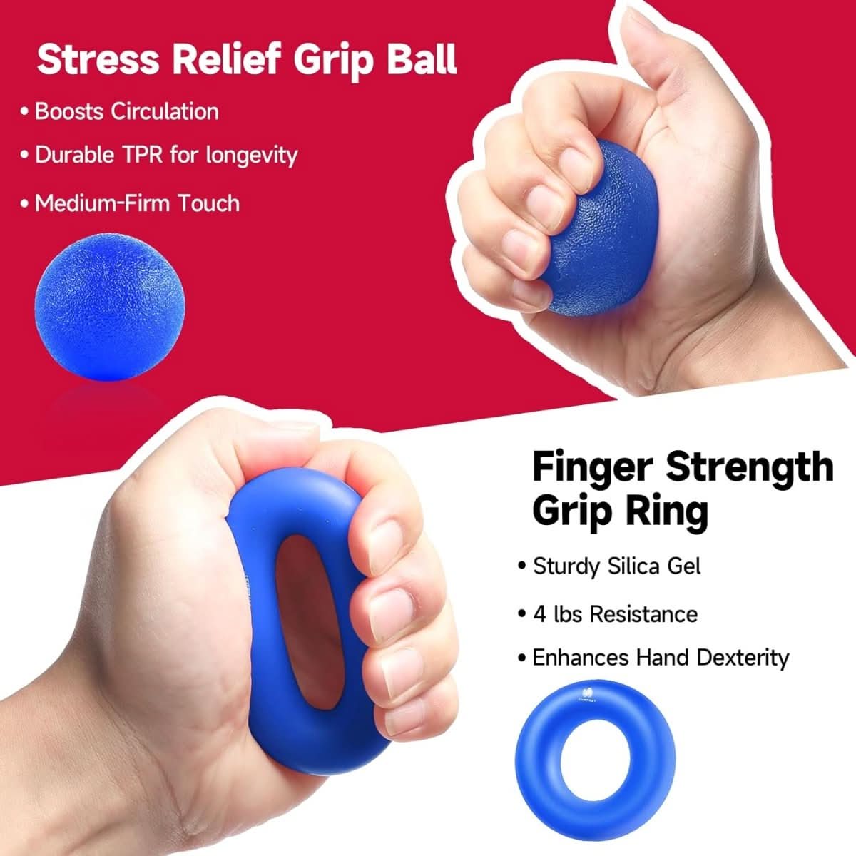 FlexGrip Pro Adjustable Hand Strengthener With Five Levels For Athletes