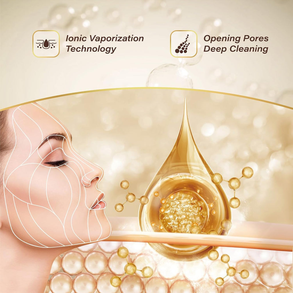 Nova appareil facial vapeur ionique 6 en 1 pour un nettoyage profond de la peau