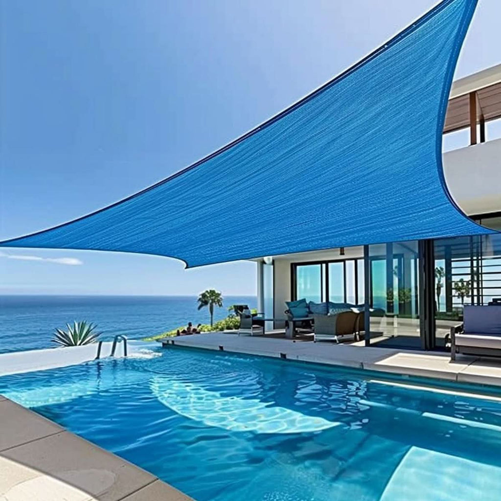 Toldo rectangular con protección UV para jardín y terraza, con sombra duradera