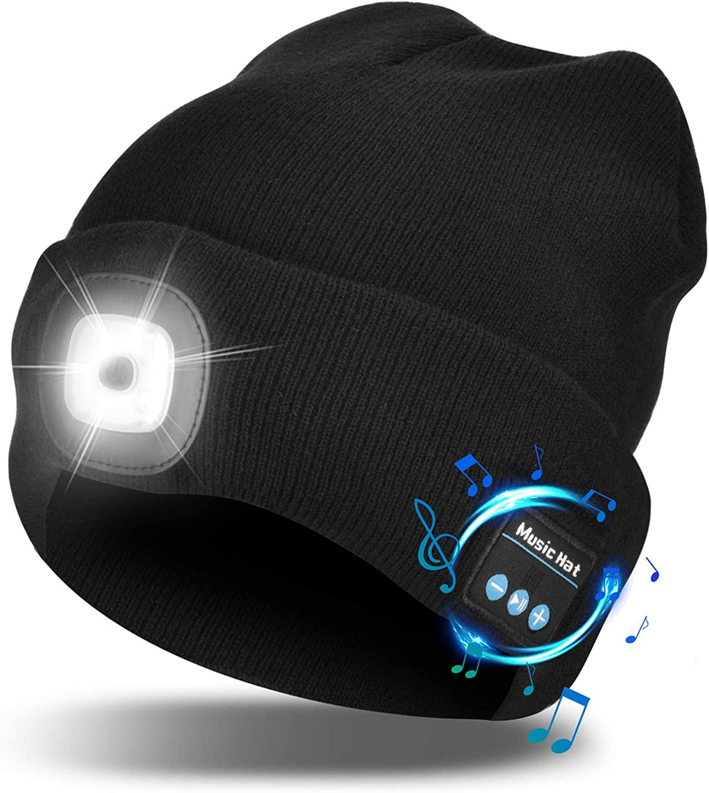 LumaBeanie Bluetooth Hue med Lys og Trådløse Hovedtelefoner