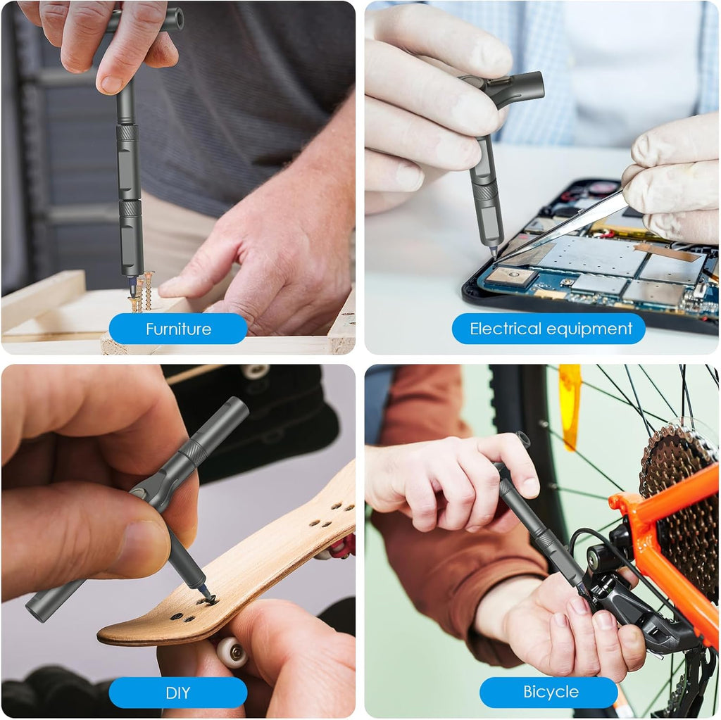 42-in-1 Magnetic Ratcheting Screwdriver Set – S2 Steel Bits, Compact Case