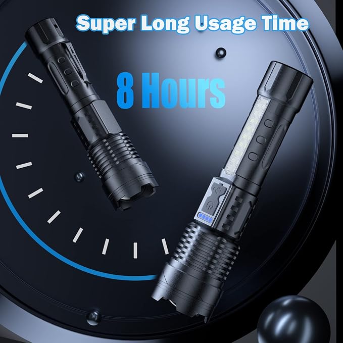 PowerFlash™ - مصباح يدوي قوي | قابل لإعادة الشحن، مقاوم للماء + 7 أوضاع مختلفة!