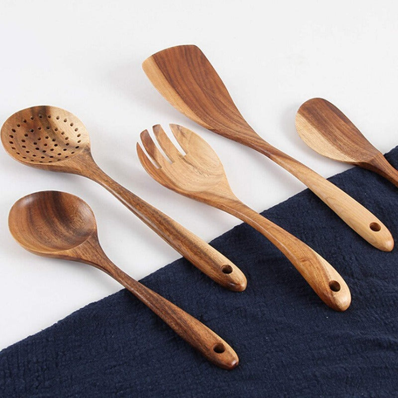 Set Peralatan Dapur Kayu Jati | Taavita