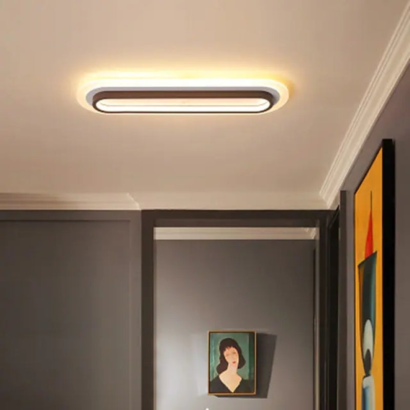 Arisha moderne lineær taklampe i metall — integrert LED på 3000K/6000K