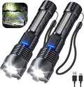 PowerFlash™ - Tehokas taskulamppu | Ladattava, vedenkestävä + 7 eri tilaa!