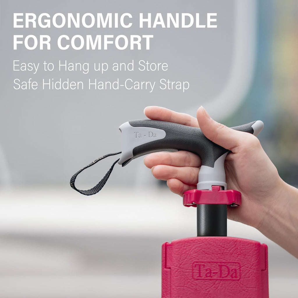 Bâton de randonnée TerraStride avec siège intégré pour un confort en déplacement
