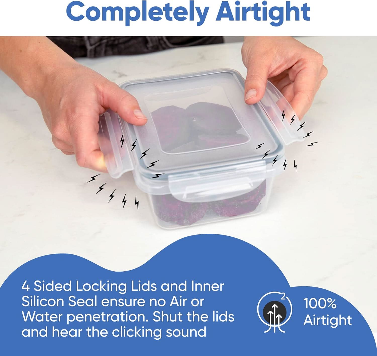 Premium Airtight Storage Boxes 16-Piece Set For An Organized Kitchen And Home Cooks