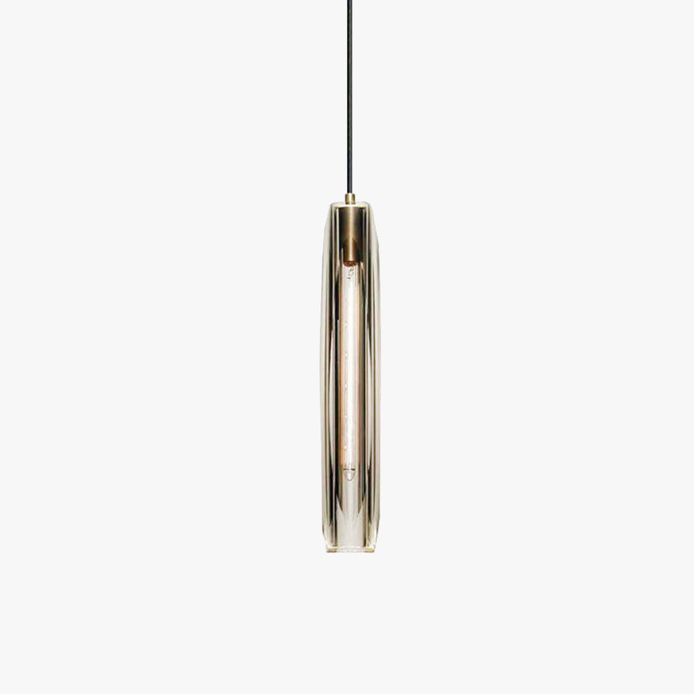 June Brass Designer Glass Pendant Lamp Smoky - Neutralighting