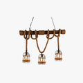 Marento | Lampu Gantung Retro dalam Logam dan Kayu | Orntli