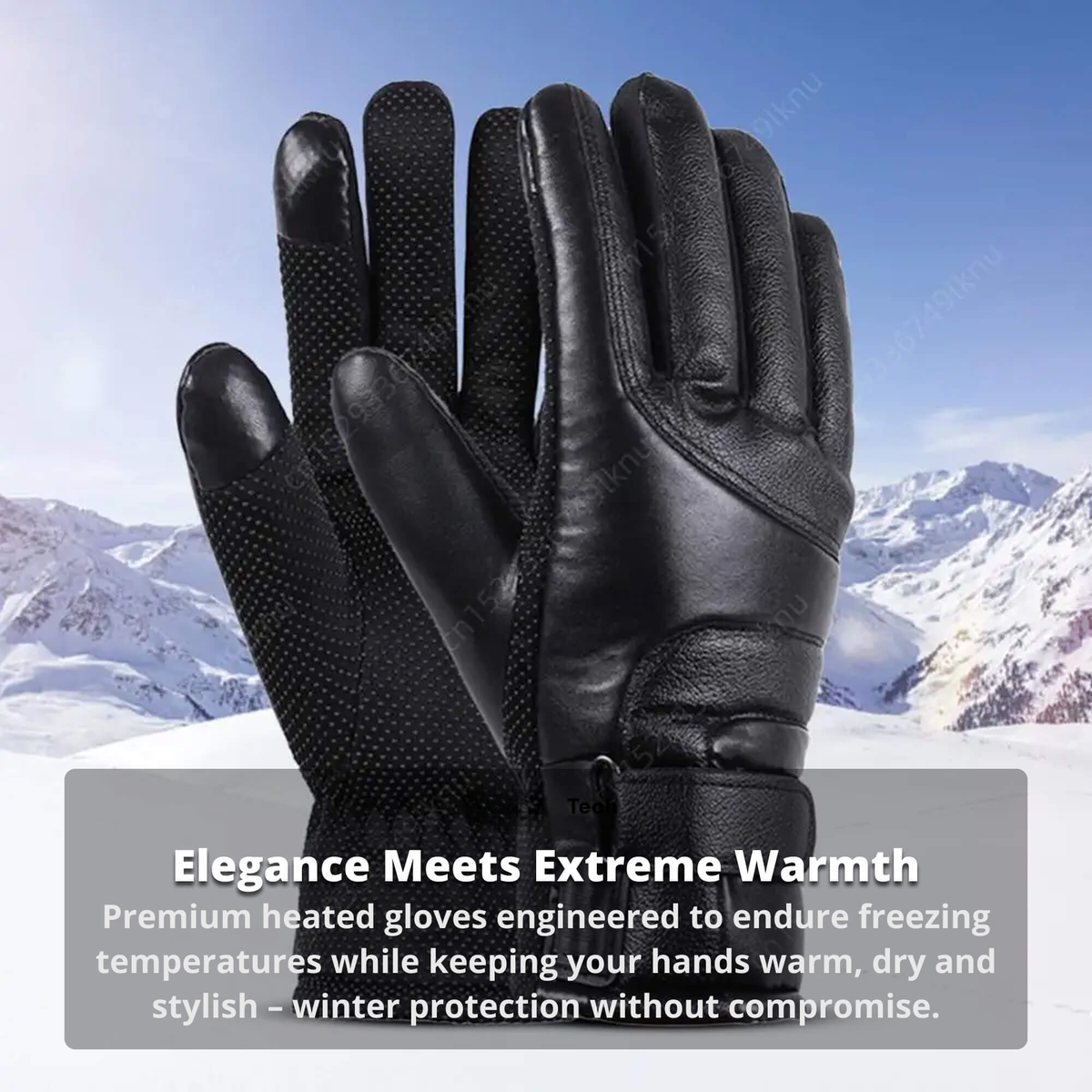 Θερμαινόμενα γάντια Cozy Glove για γυναίκες, αδιάβροχα, για τον χειμώνα στο Ηνωμένο Βασίλειο, με οθόνη αφής και επαναφόρτιση μέσω USB