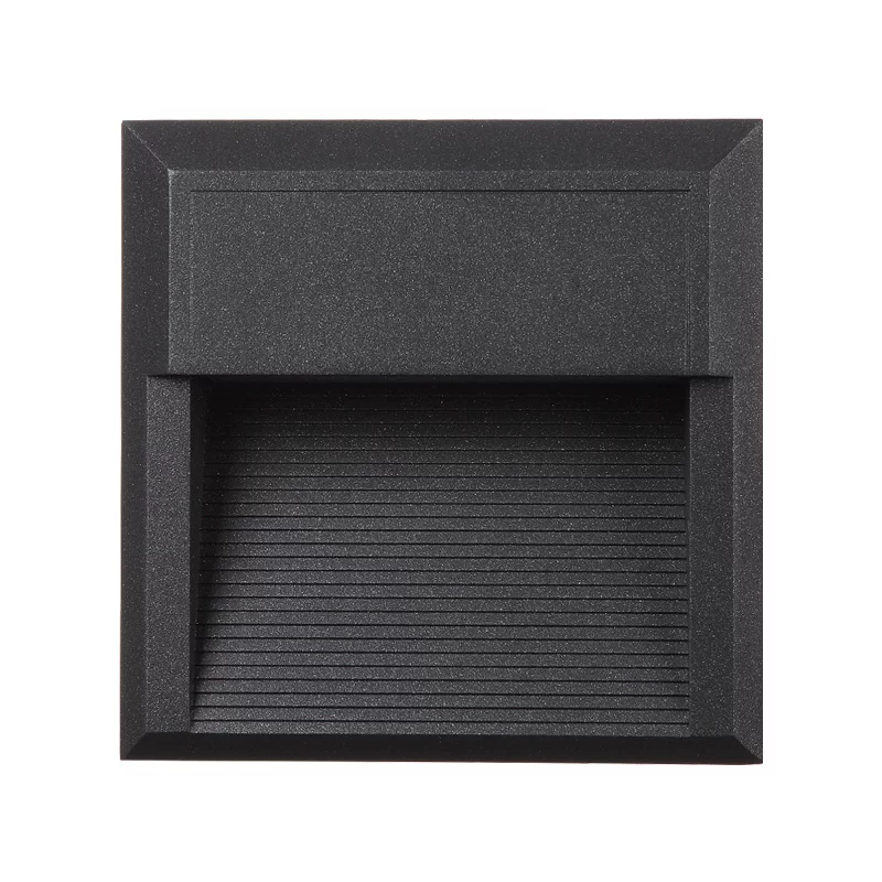 Minimalistická geometrická venkovní LED nášlapná svítidla Lester — zapuštěná montáž