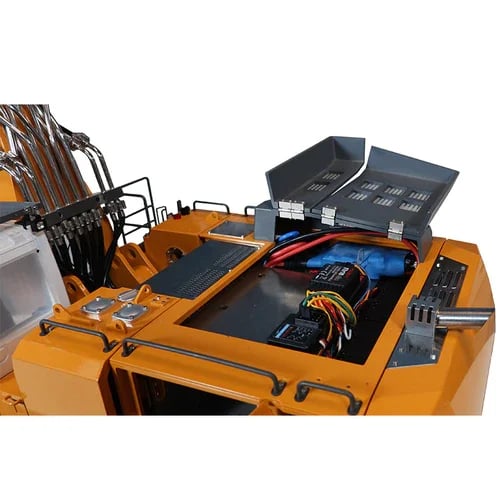Hydraulisk fuldmetal gravemaskine 1:14 skala model G308H klar til brug