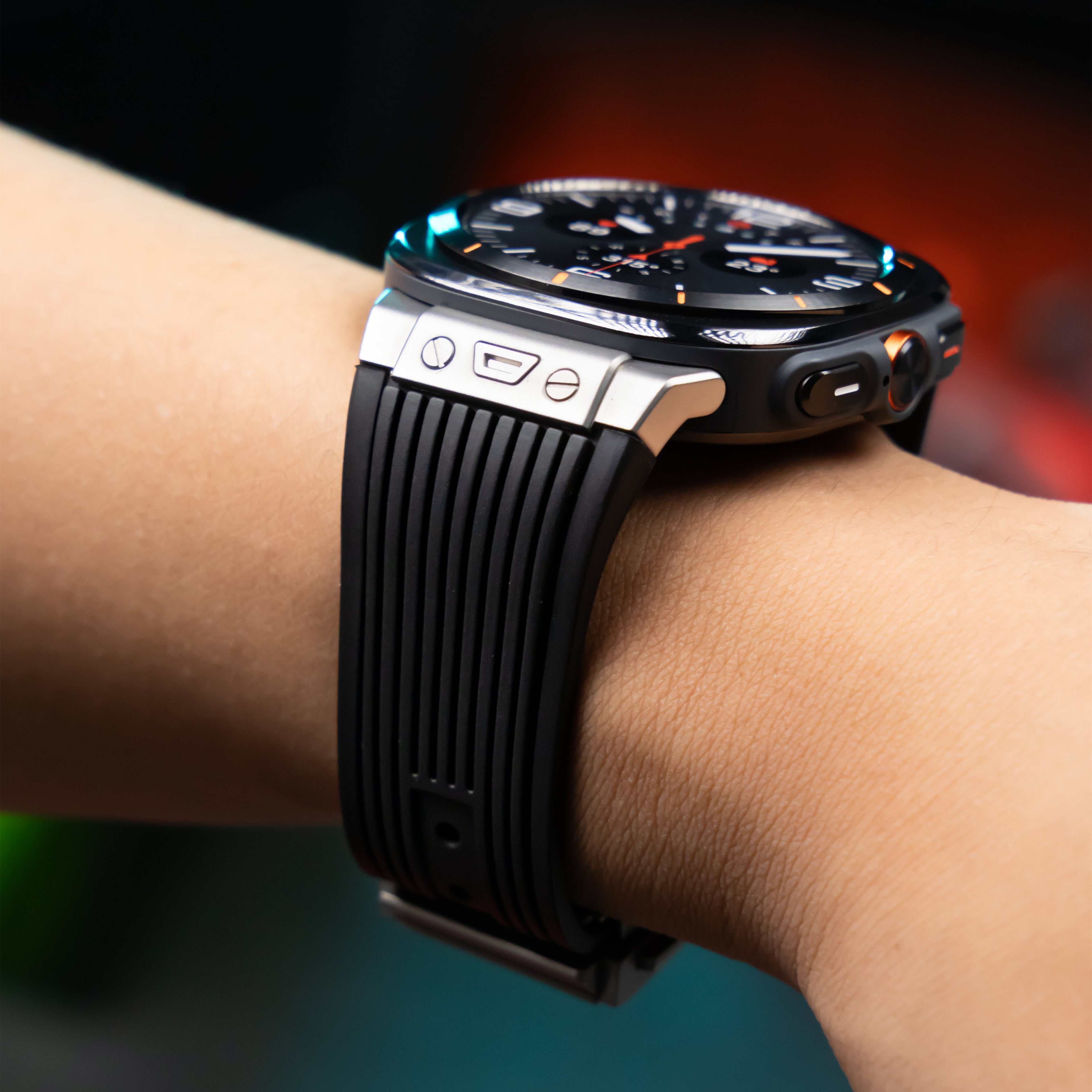 Tali Silikon Reka Bentuk Rapi RM Untuk Jam Tangan Samsung Ultra