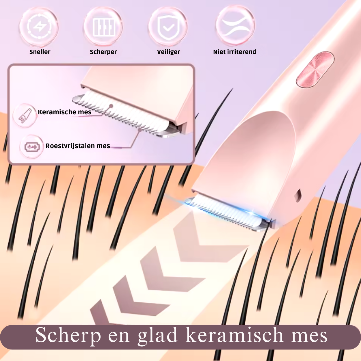 Vrimlo Electra Barbermaskine | Alt-i-en Kvindelig Barbermaskine