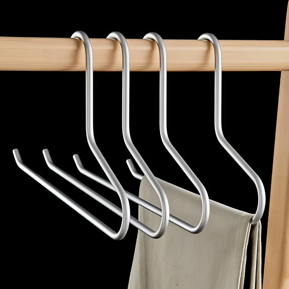 Cintres métalliques minimalistes | Lot de 5