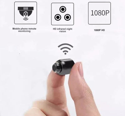 NovaGuard Mini WiFi Sikkerheds Spy Kamera UK Natvision Barnepige Kamera