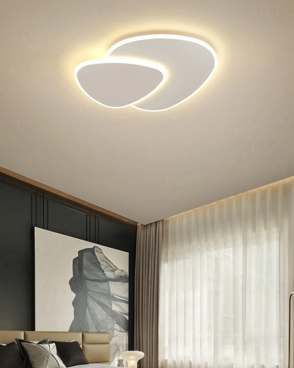 Valora | Modern LED Ceiling Light for Minimalist Interiors | Orntli