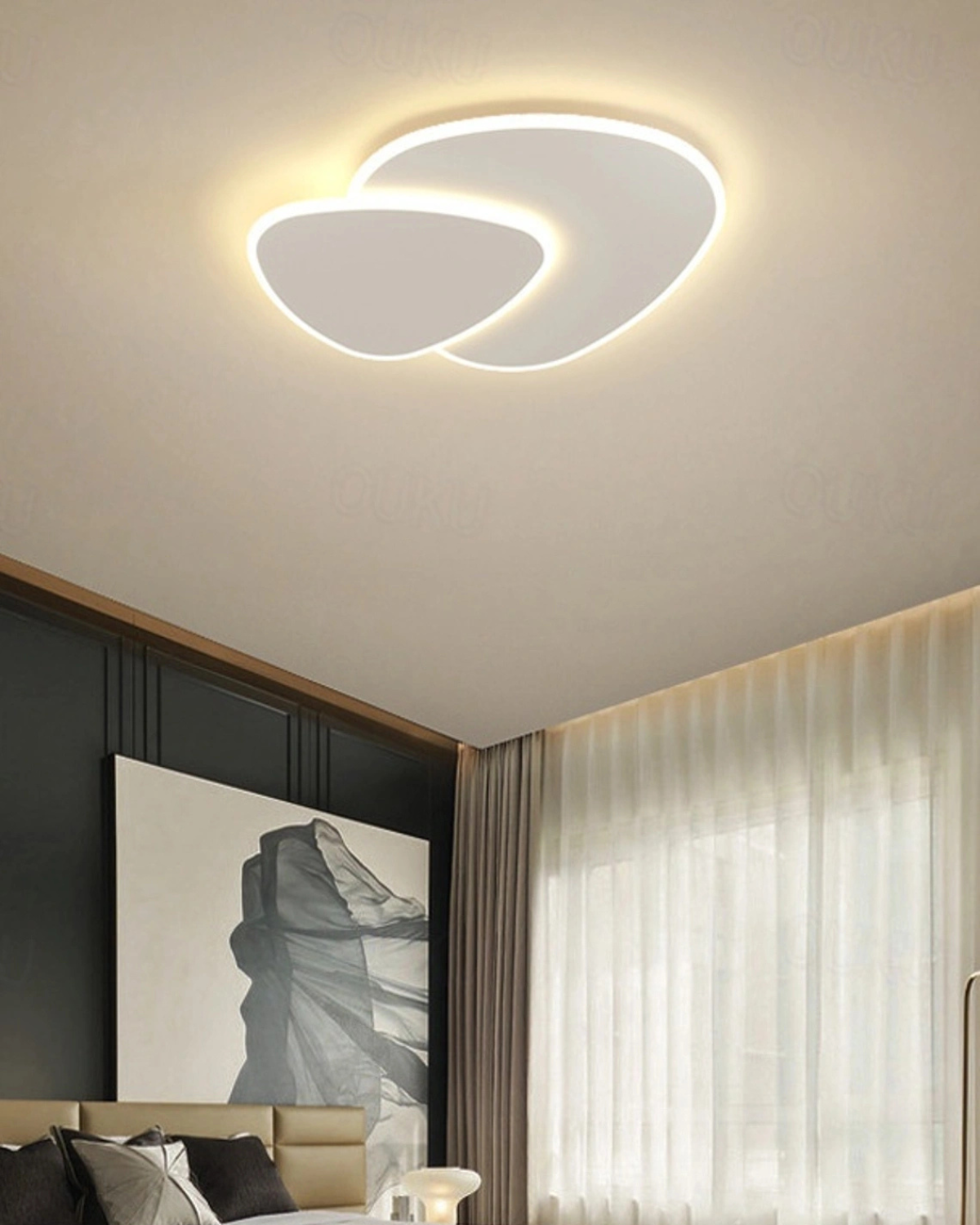 Valora | Modern LED Ceiling Light for Minimalist Interiors | Orntli