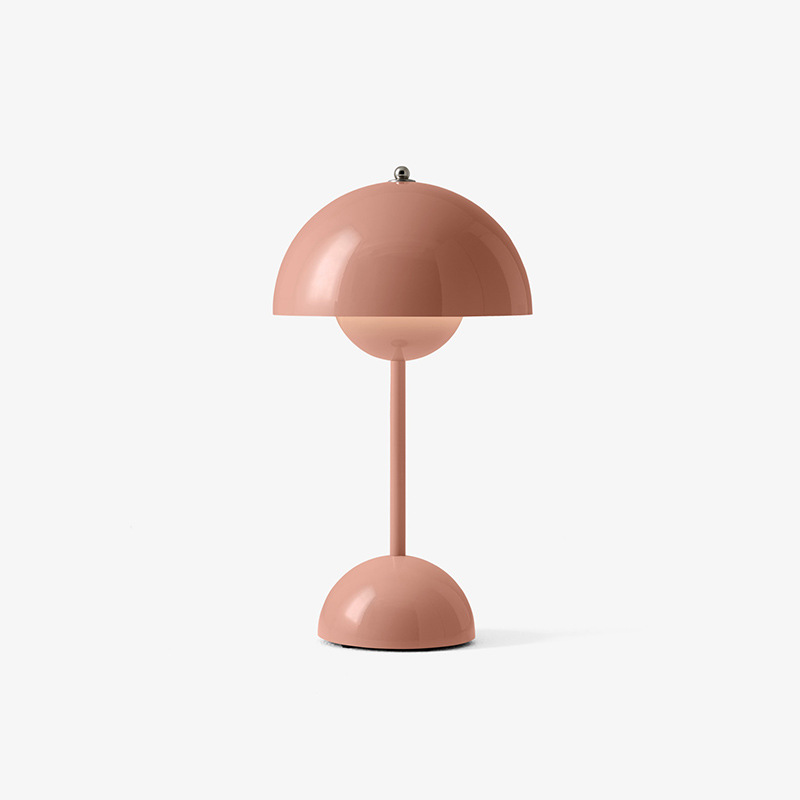 Aurea Mid Century Sopp Bordlampe Med Varm Glød